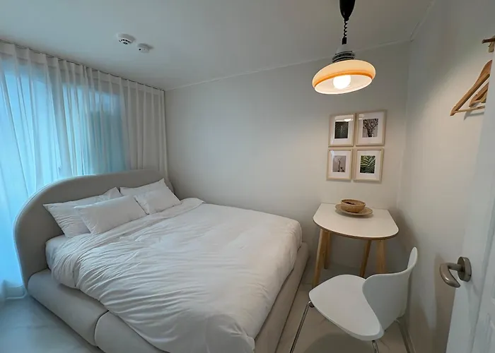 Modernstay Hongdae#mangwon Local Market 10mins, Hongdae, Hanriver Park 10min,family, A Licensed